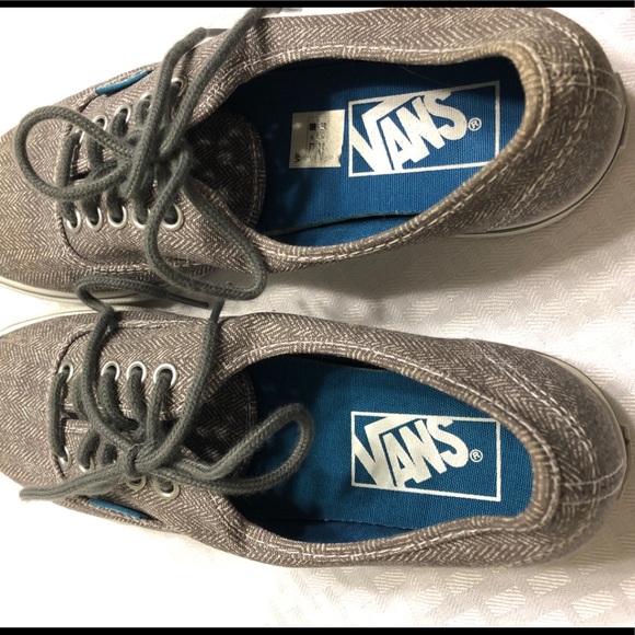 VANS gray herringbone style - Womens 6.5 - Picture 3 of 3